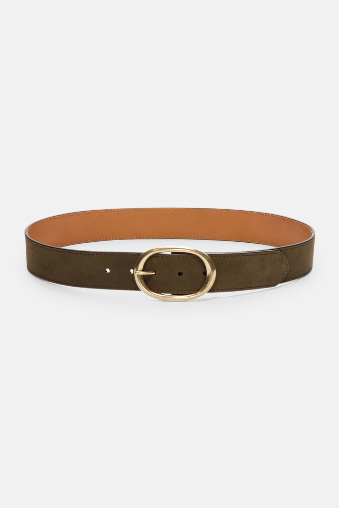Wide Belt In Suede Leather Soto Bosco