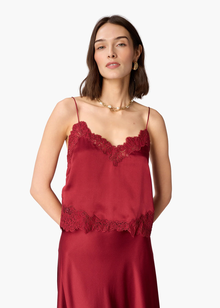 Malena Silk Camisole Compote