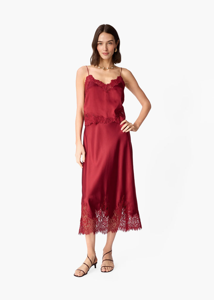 Malena Silk Camisole Compote