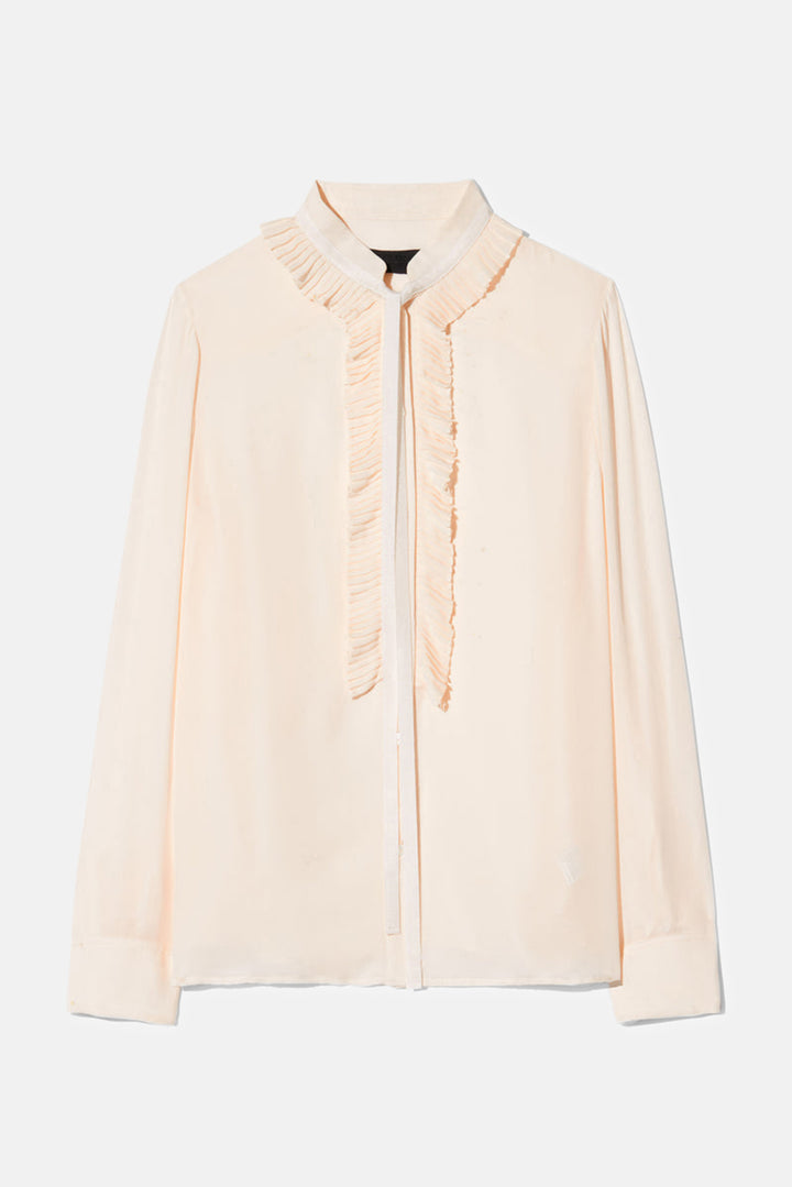 Bertille Ruffle Shirt Ivory