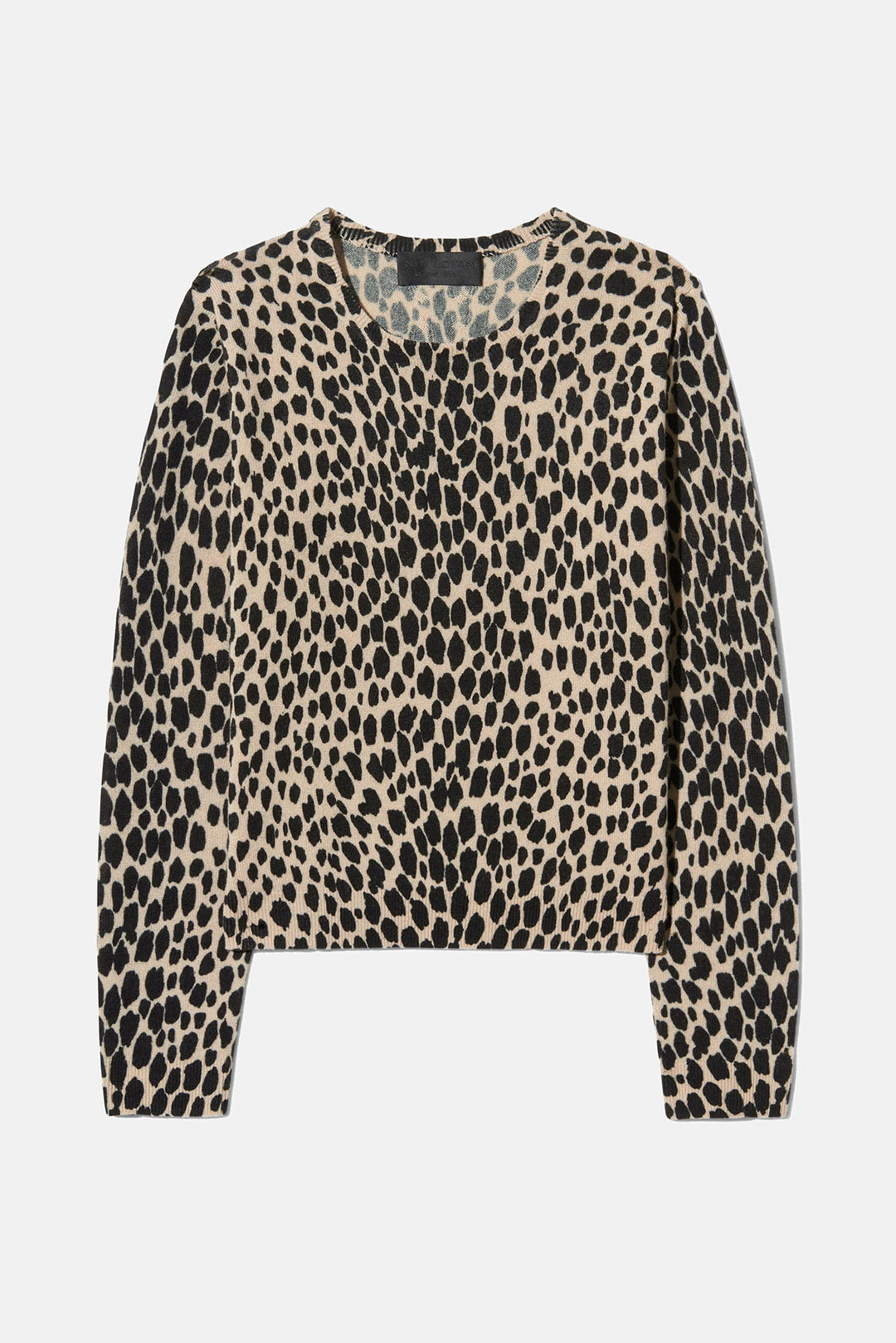 Laevin Printed Sweater Cheetah Print