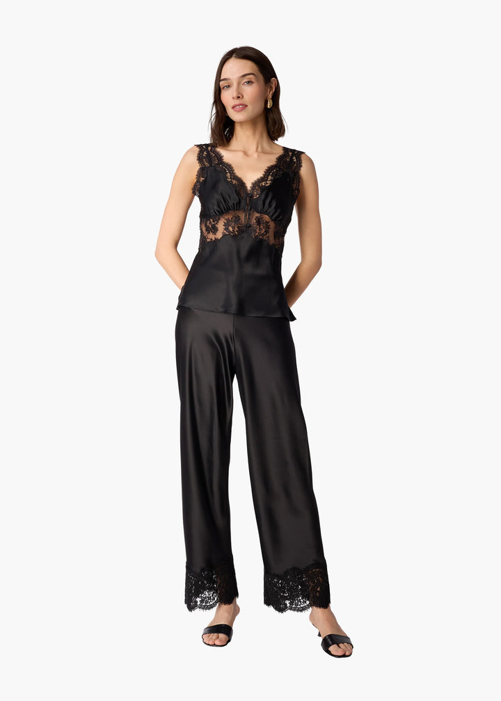 Ada Silk Camisole Black