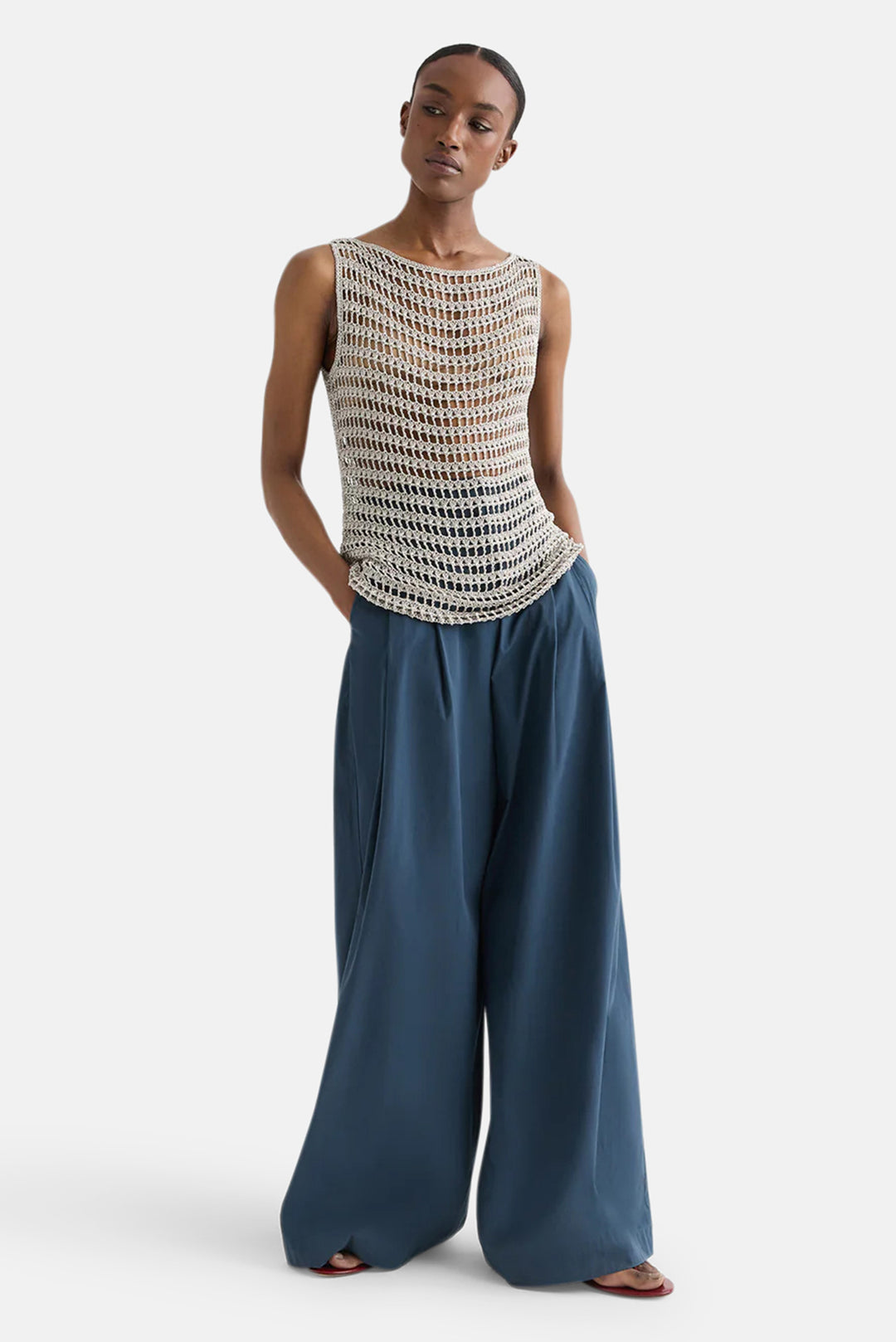 Cleo Top in Sandshell