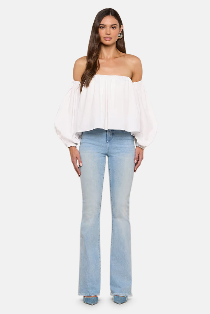 Sarai Off-the-Shoulder Top White