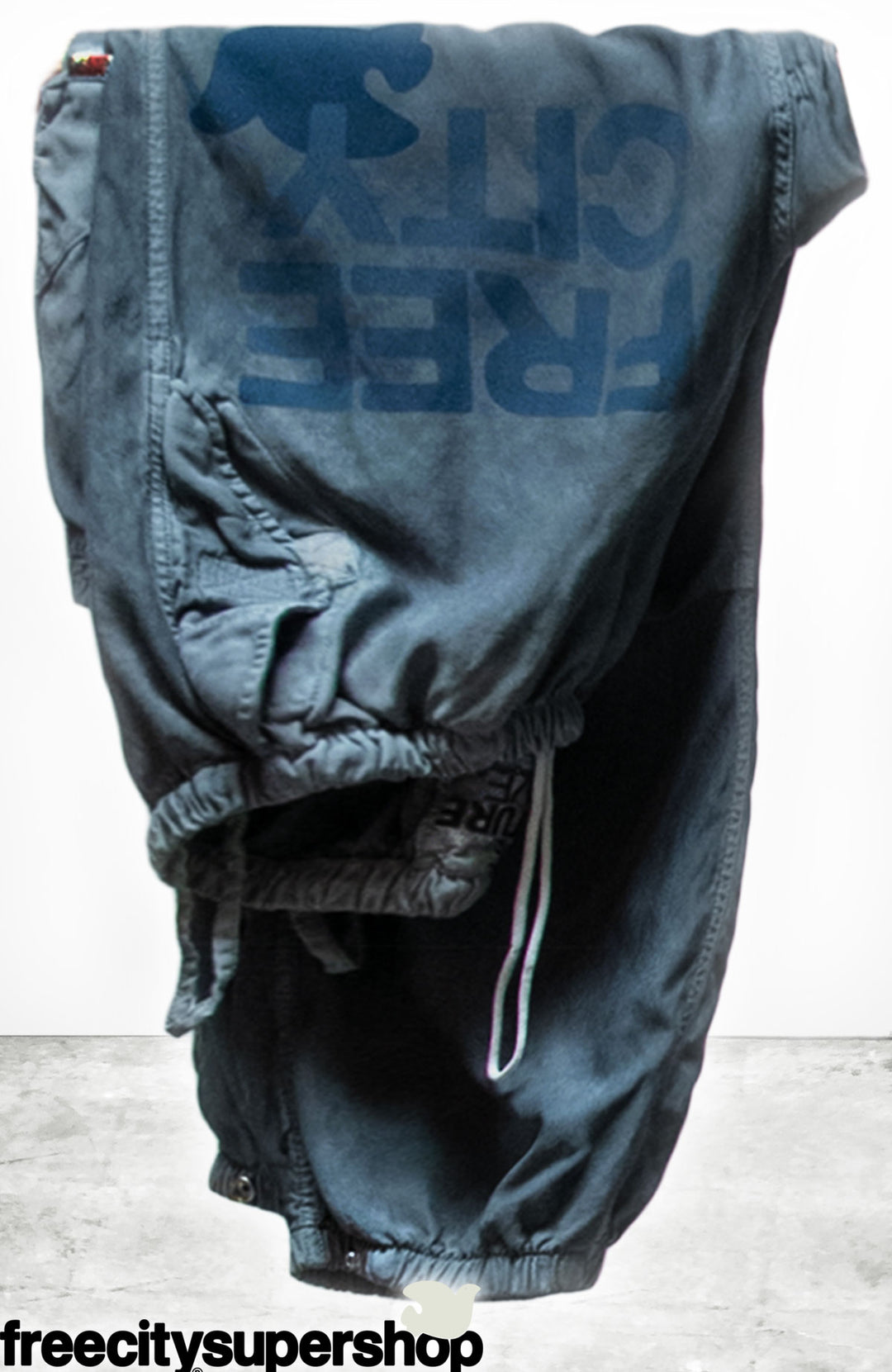 Flap/Snap FREECITY LARGE Matte/Satin Airjump Pant - Ash