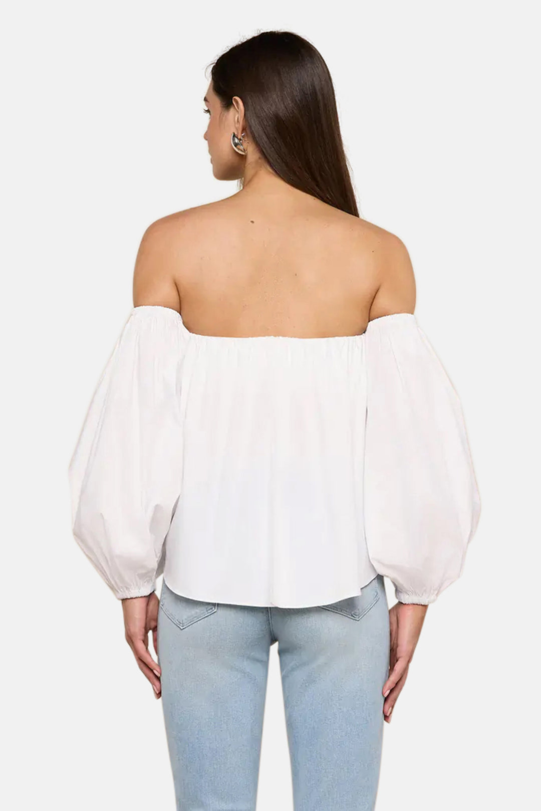 Sarai Off-the-Shoulder Top White