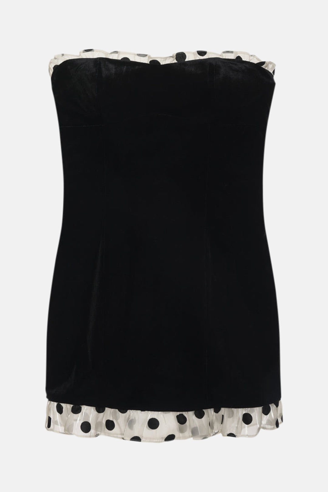 For Love & Lemons Melrose Mini Dress Black blueandcream For Love & Lemons Melrose Mini Dress Black blueandcream