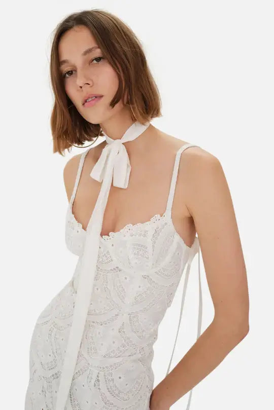 Sandra Mini Dress White