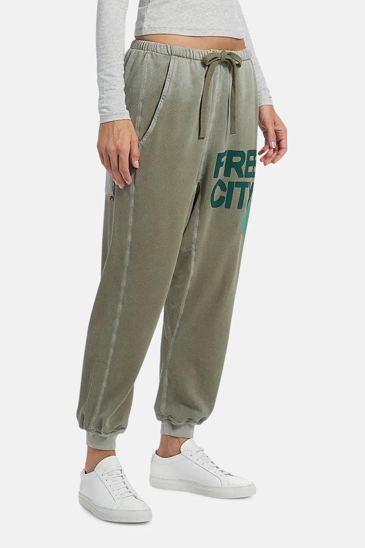 FREECITY LARGE Sunfades Pocket Sweatpant - Shrooms