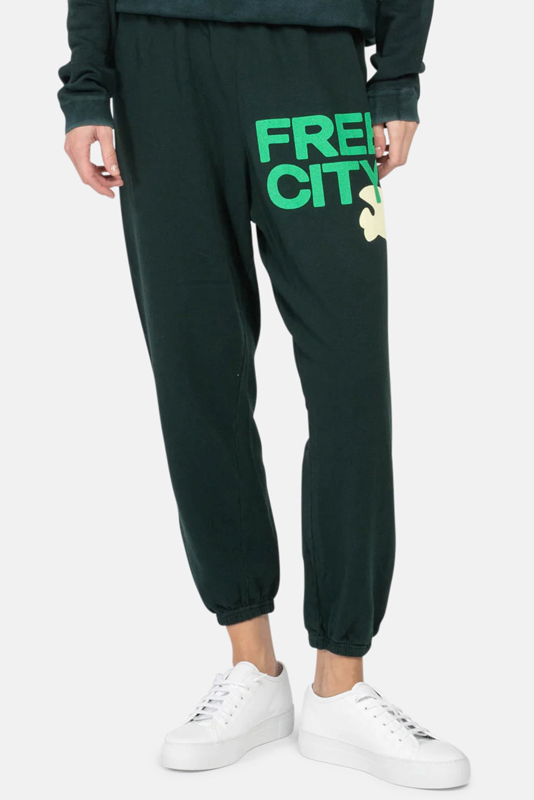FREECITY LARGE Sweatpants Green Plant