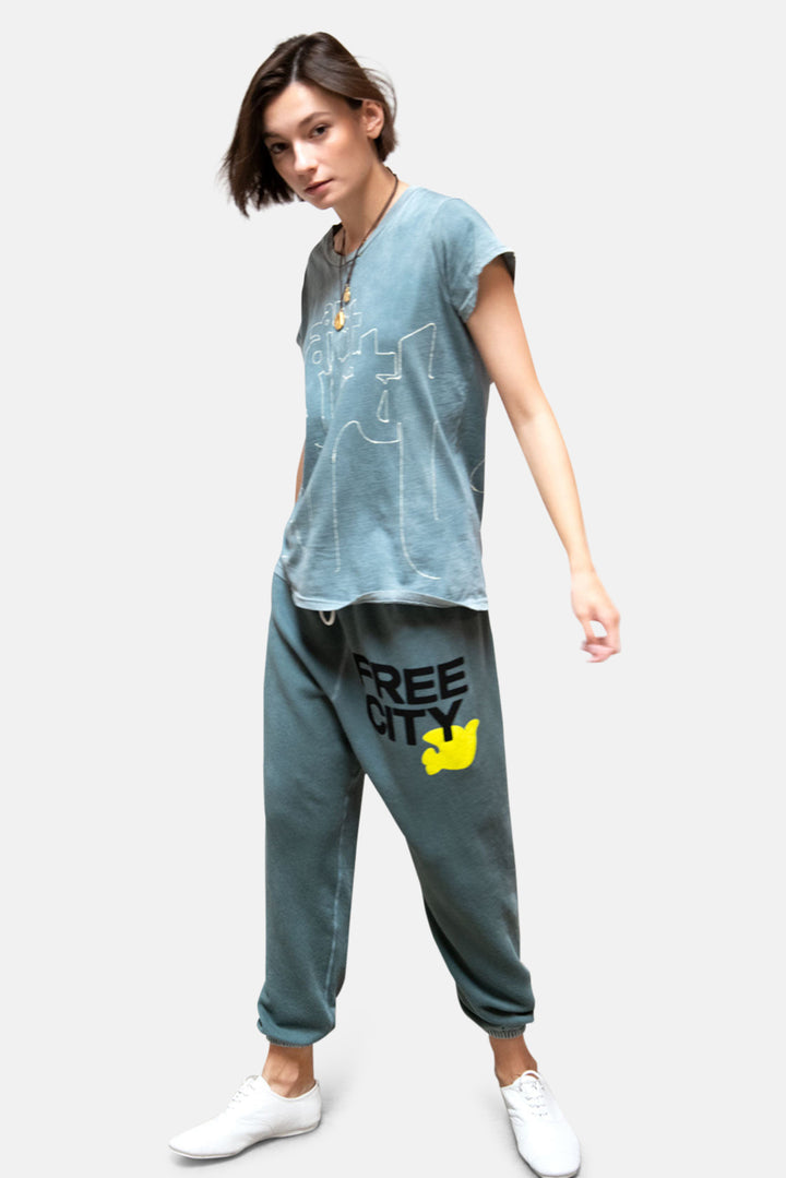 LETSGO Supervintage OG Sweatpant Surplus/Yellow