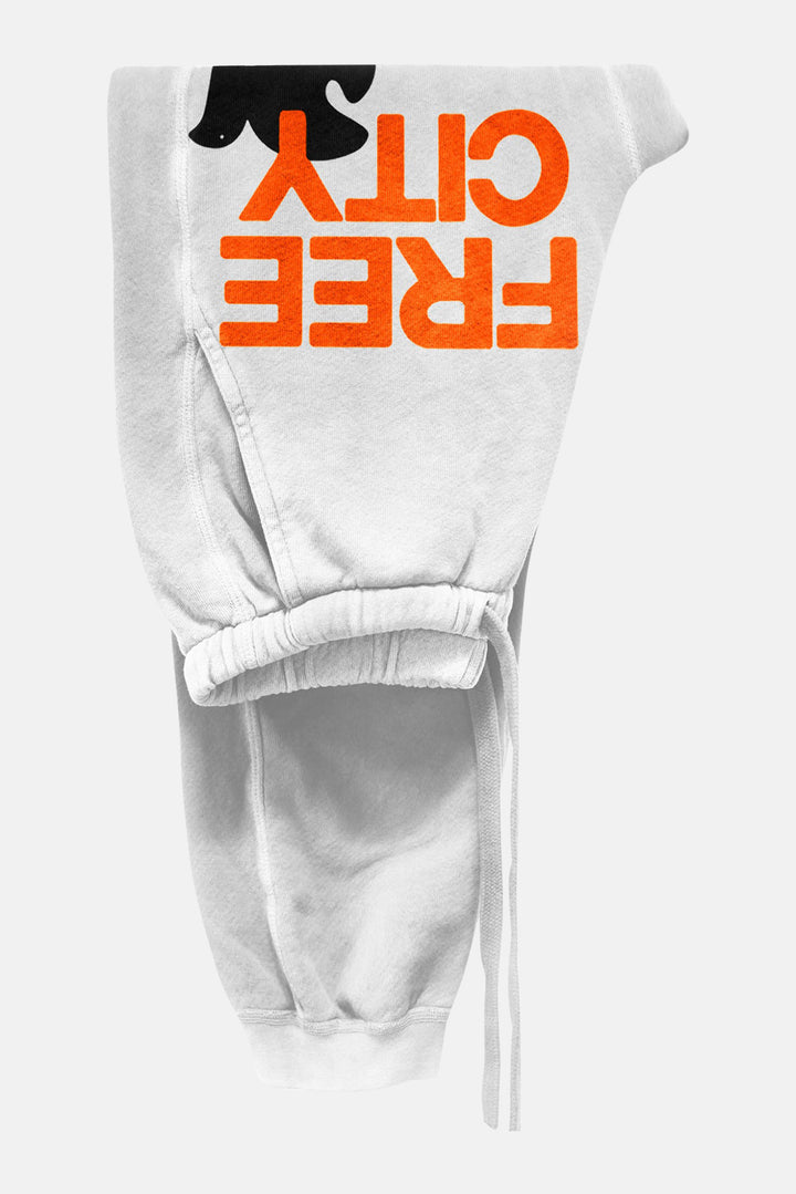 FREECITYlarge Sunfades Pocket Sweatpant Chalk Electric