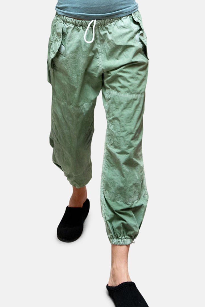 Outofsight Poplin/Air Flap/Snap Jump Pant Green Plant