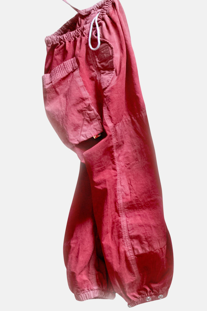 Outofsight Poplin/Air Flap/Snap Jump Pant Red Plant