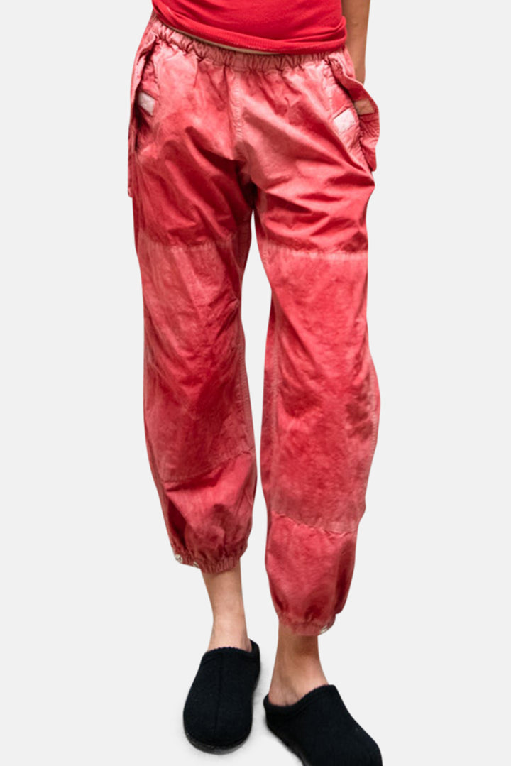 Outofsight Poplin/Air Flap/Snap Jump Pant Red Plant