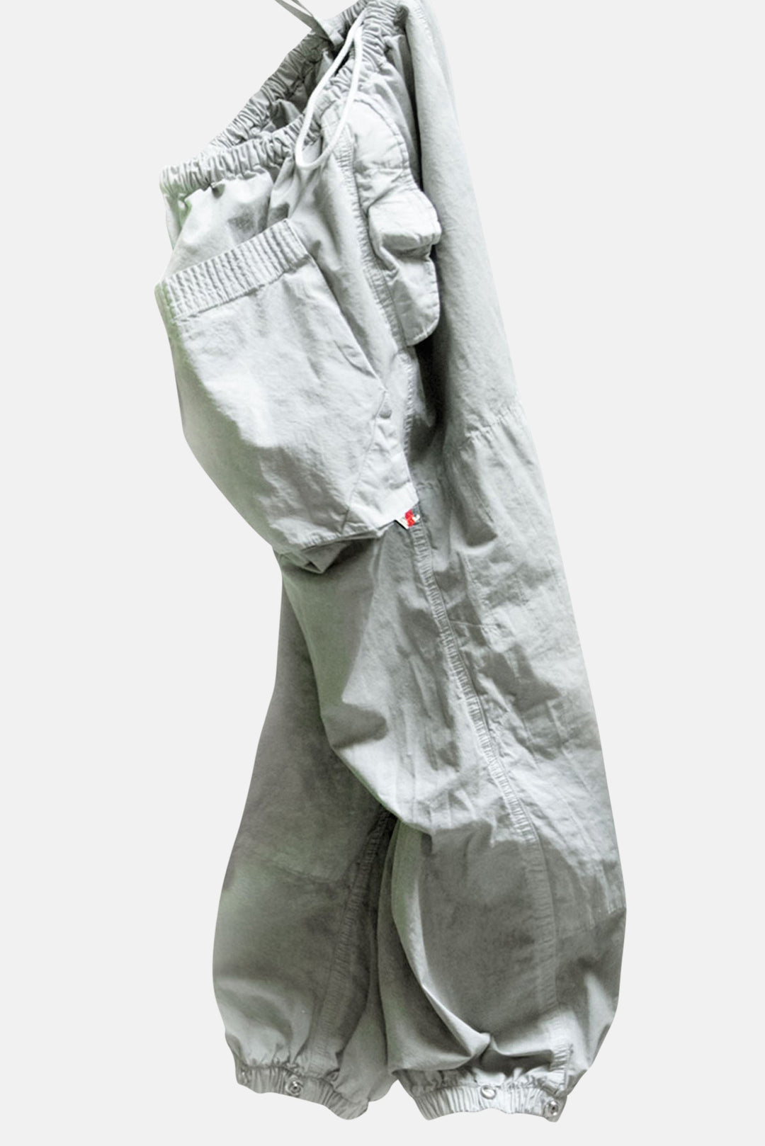 Outofsight Poplin/Air Flap/Snap Jump Pant Silver Plant