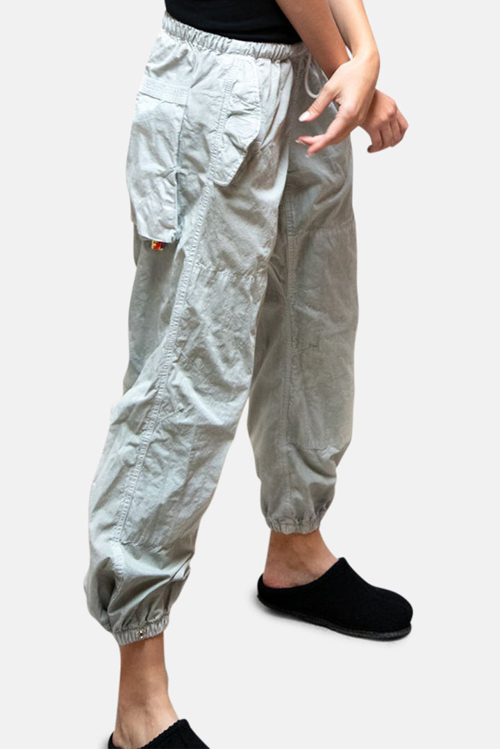 Outofsight Poplin/Air Flap/Snap Jump Pant Silver Plant