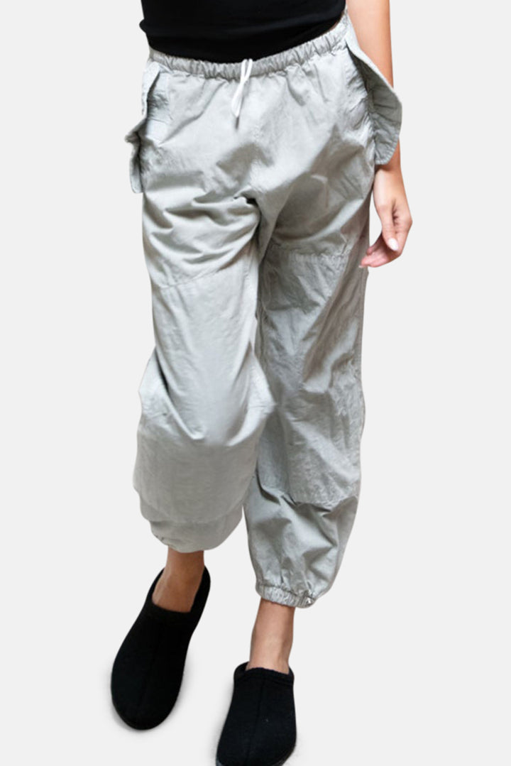 Outofsight Poplin/Air Flap/Snap Jump Pant Silver Plant