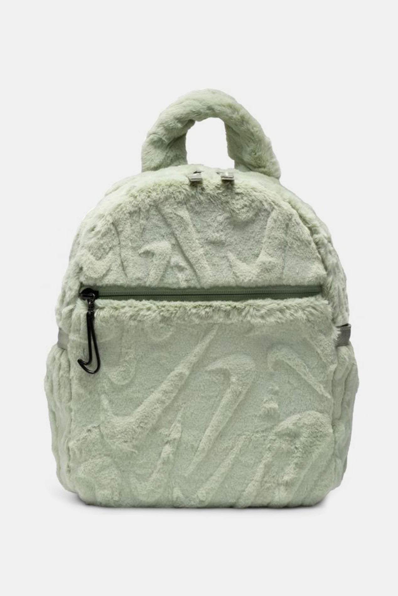 Faux Fur Futura Mini Backpack Jade Horizon – blueandcream