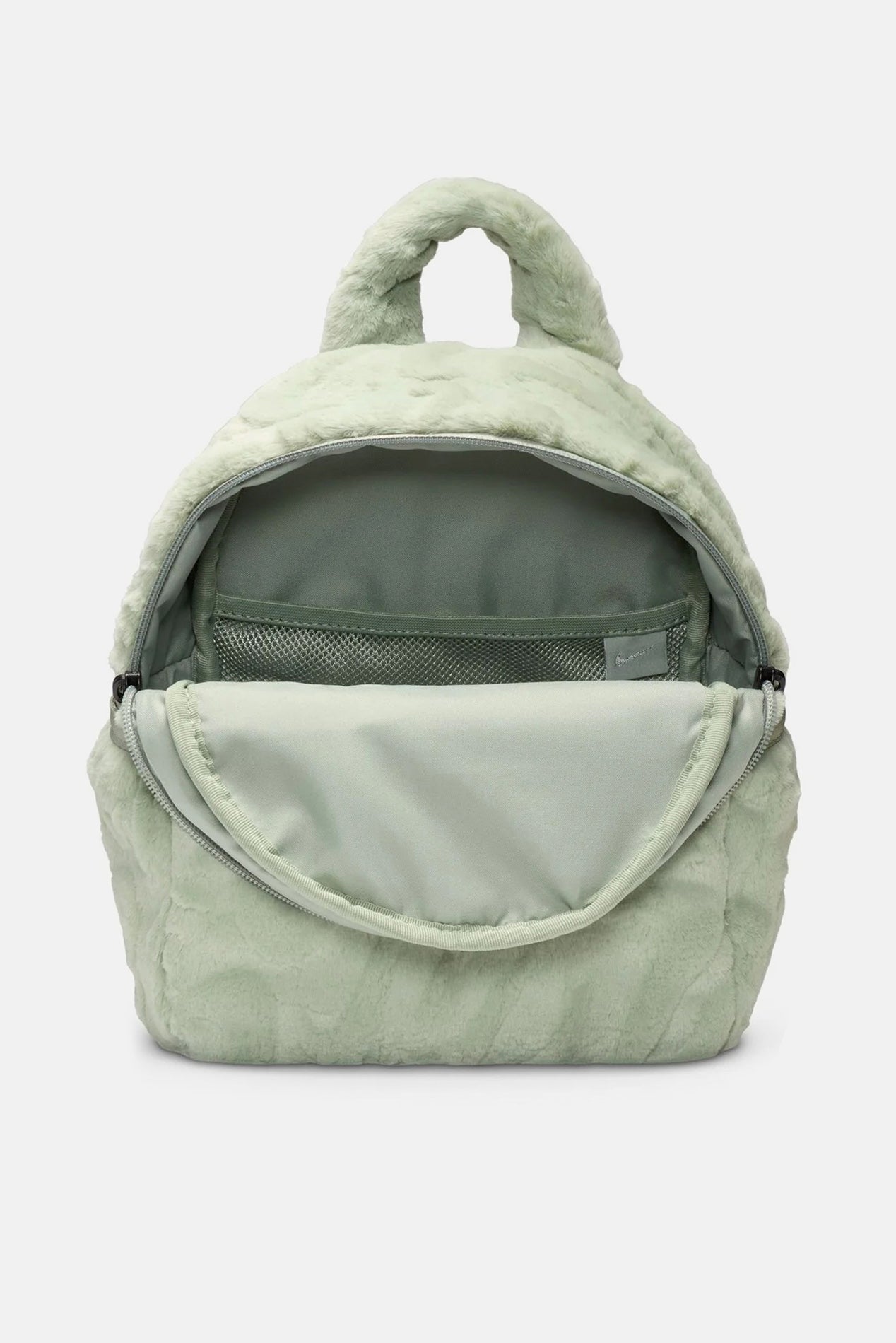 Faux Fur Futura Mini Backpack Jade Horizon – blueandcream
