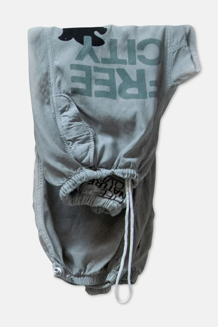 Flap/Snap FREECITY Matte/Satin Airjump Pant - Silver Rock