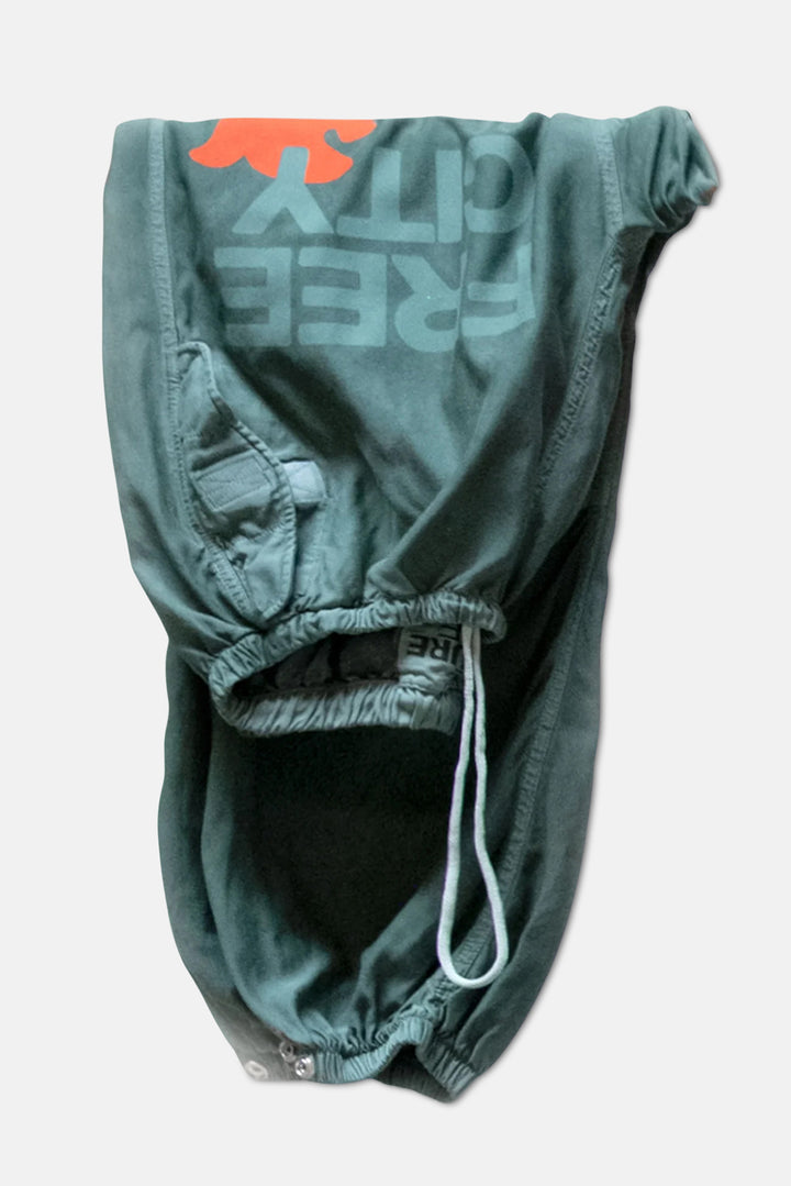 Flap/Snap FREECITY Matte/Satin Airjump Pant - Surplus Powder