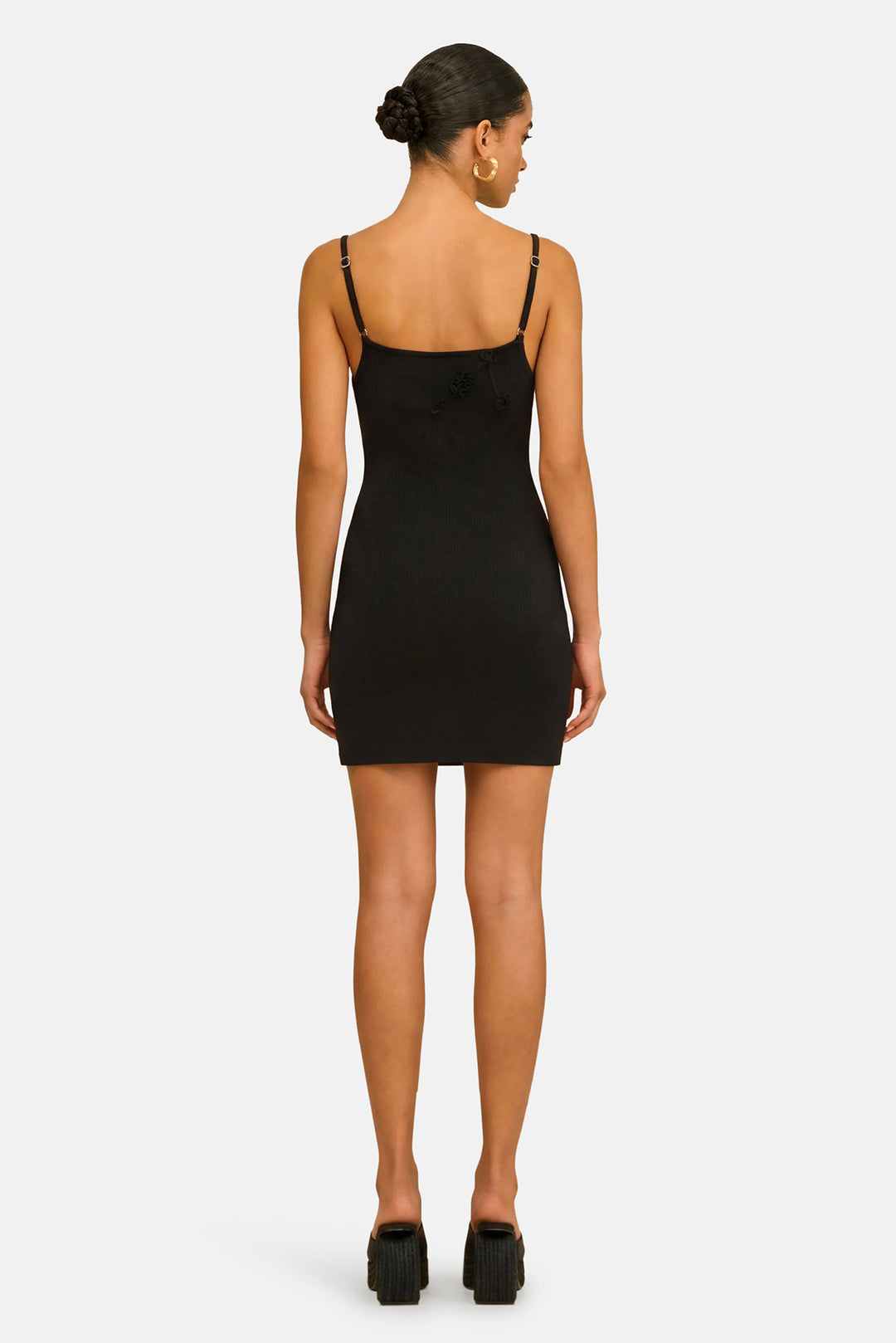 Flora Knit Dress Black
