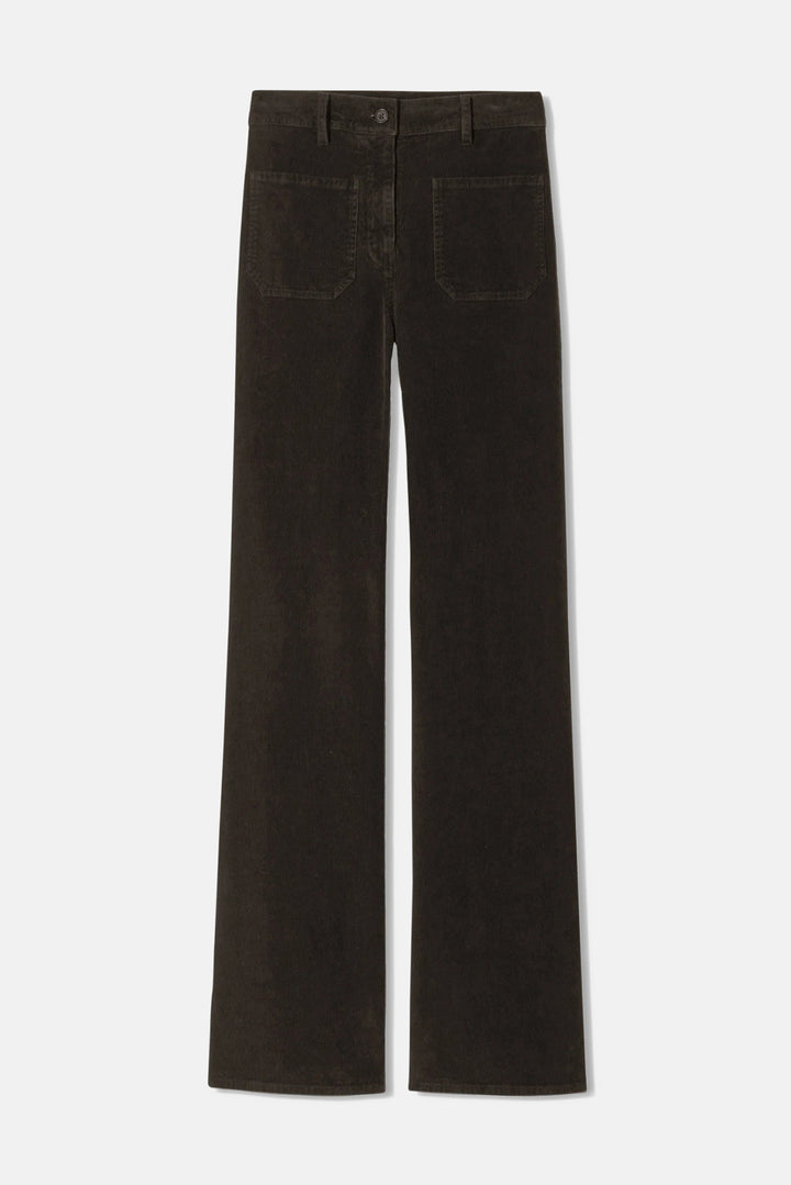 Florence Corduroy Pant Chocolate Brown