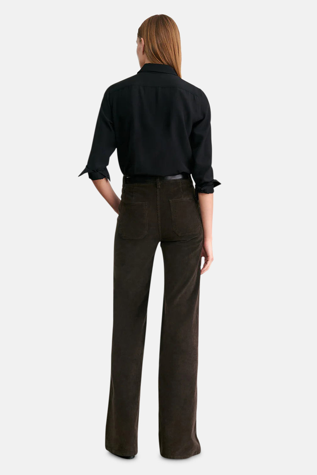 Florence Corduroy Pant Chocolate Brown
