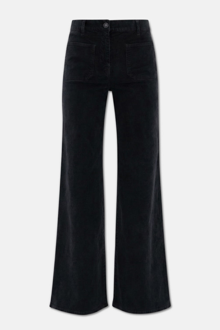 Florence Corduroy Pant Dark Charcoal