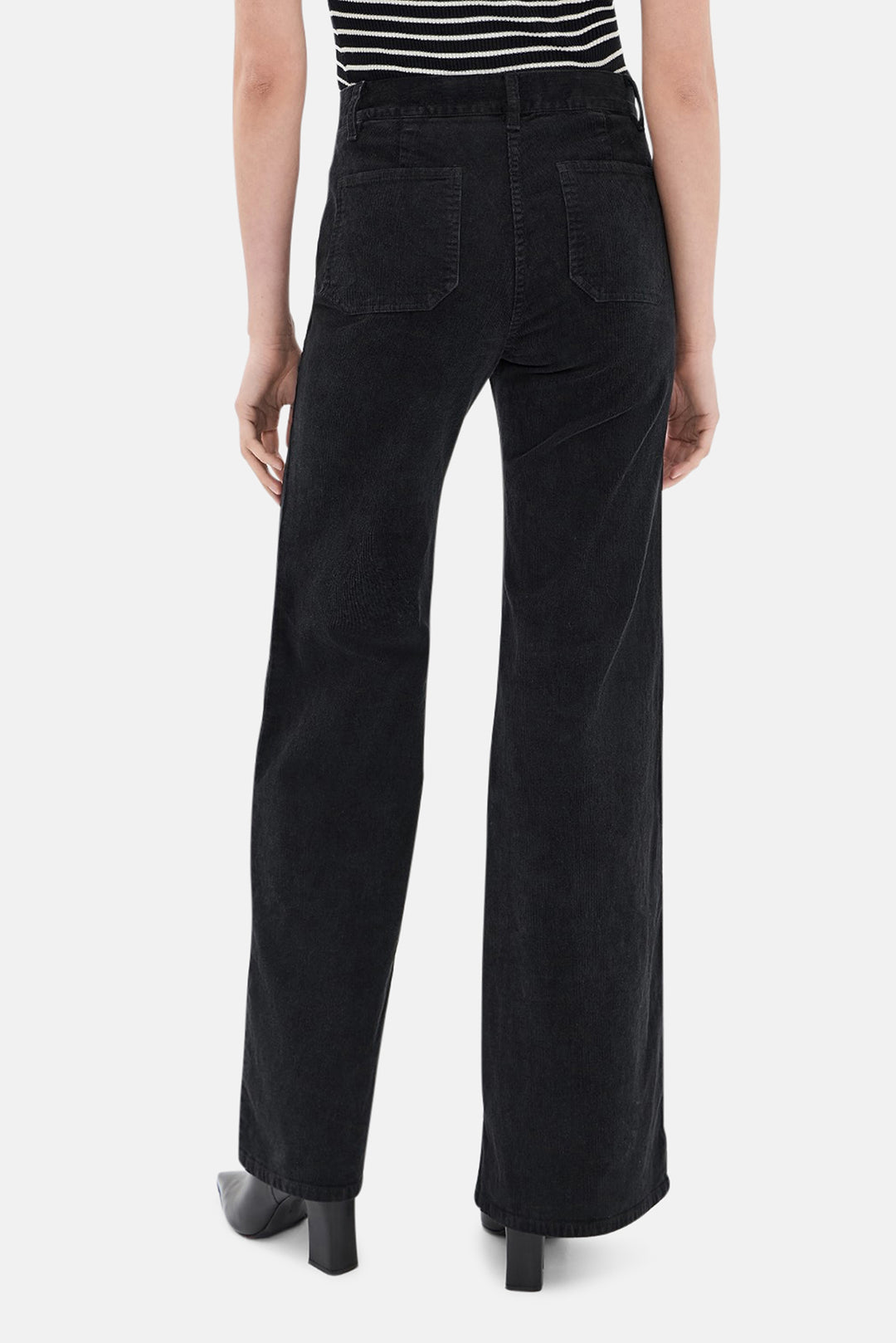 Florence Corduroy Pant Dark Charcoal