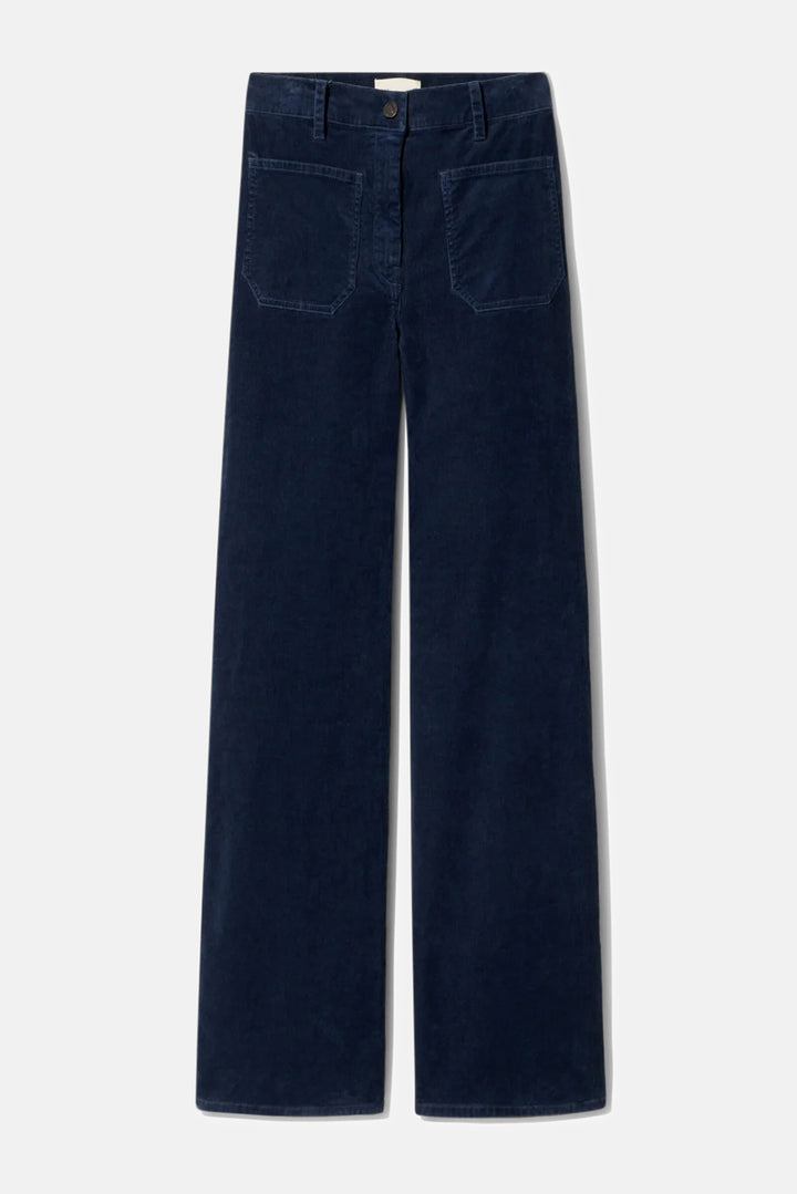 Florence Corduroy Pant Service Blue