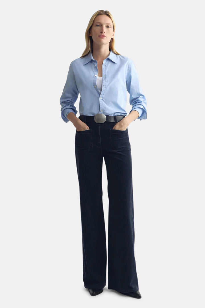 Florence Corduroy Pant Service Blue
