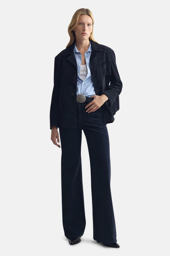 Florence Corduroy Pant Service Blue