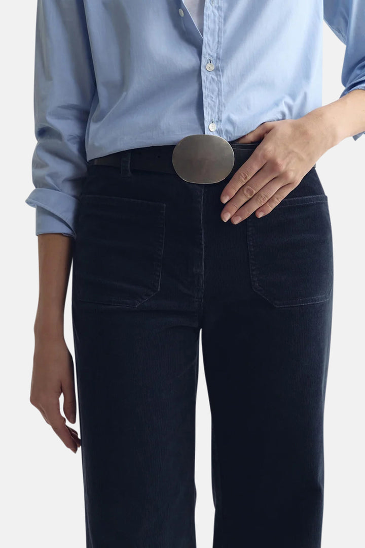 Florence Corduroy Pant Service Blue