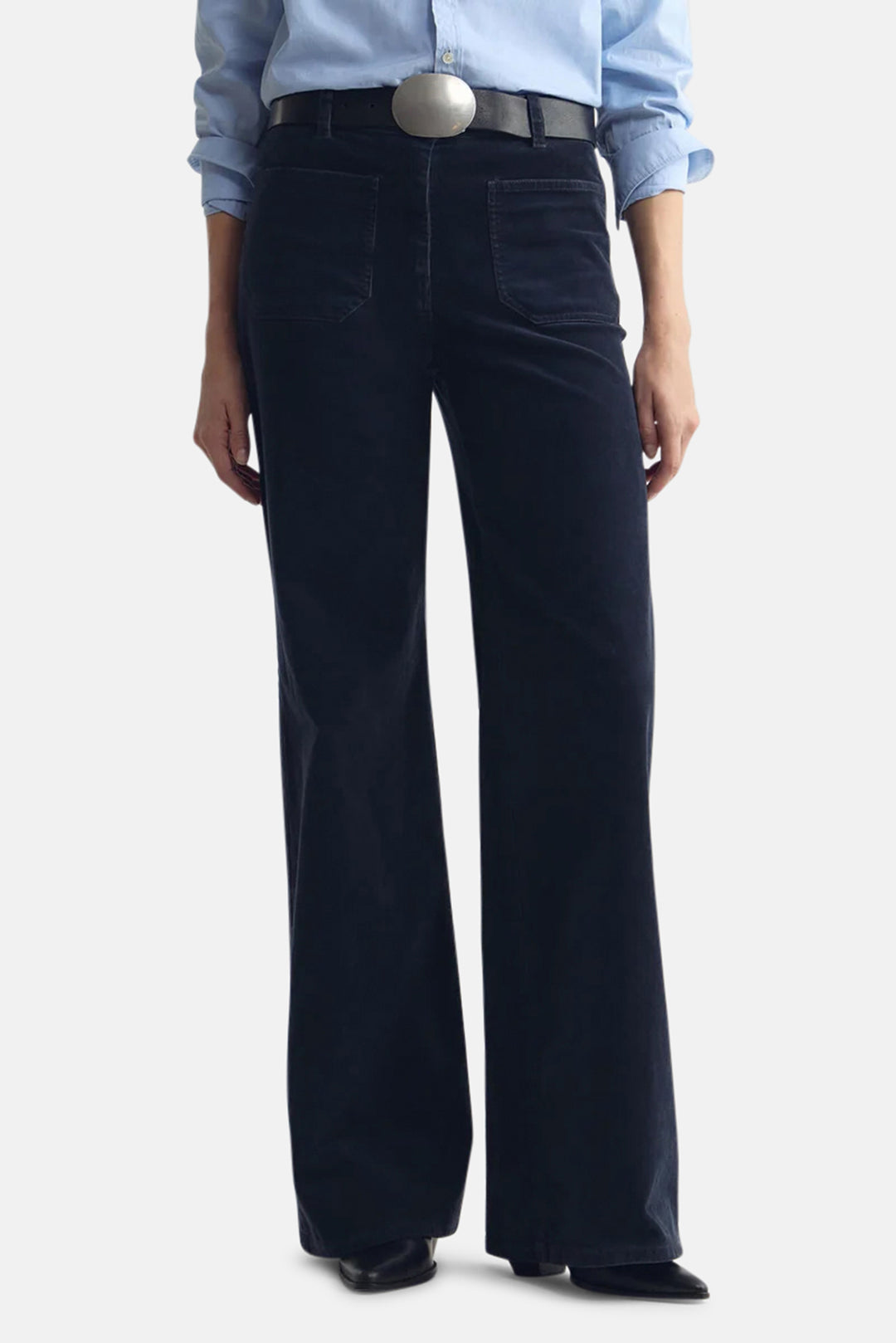 Florence Corduroy Pant Service Blue