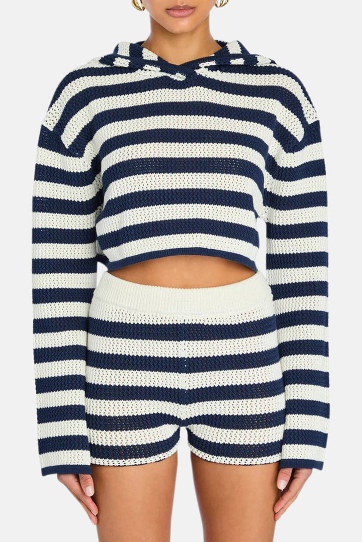 Flyn Hoodie Navy/Eggshell