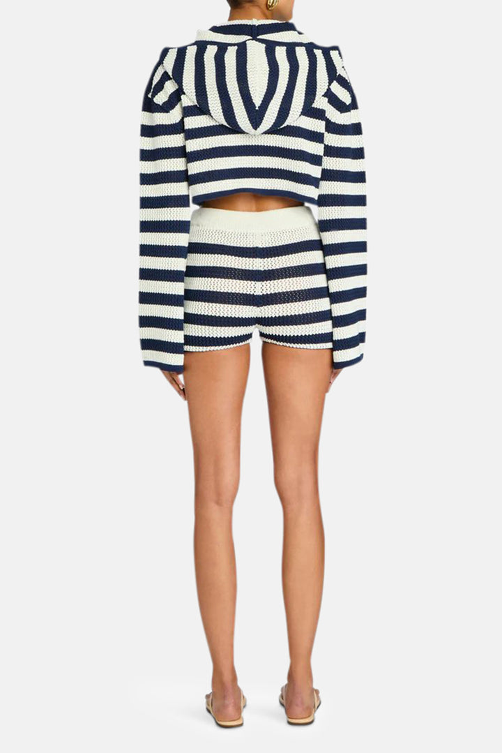 Flyn Hoodie Navy/Eggshell