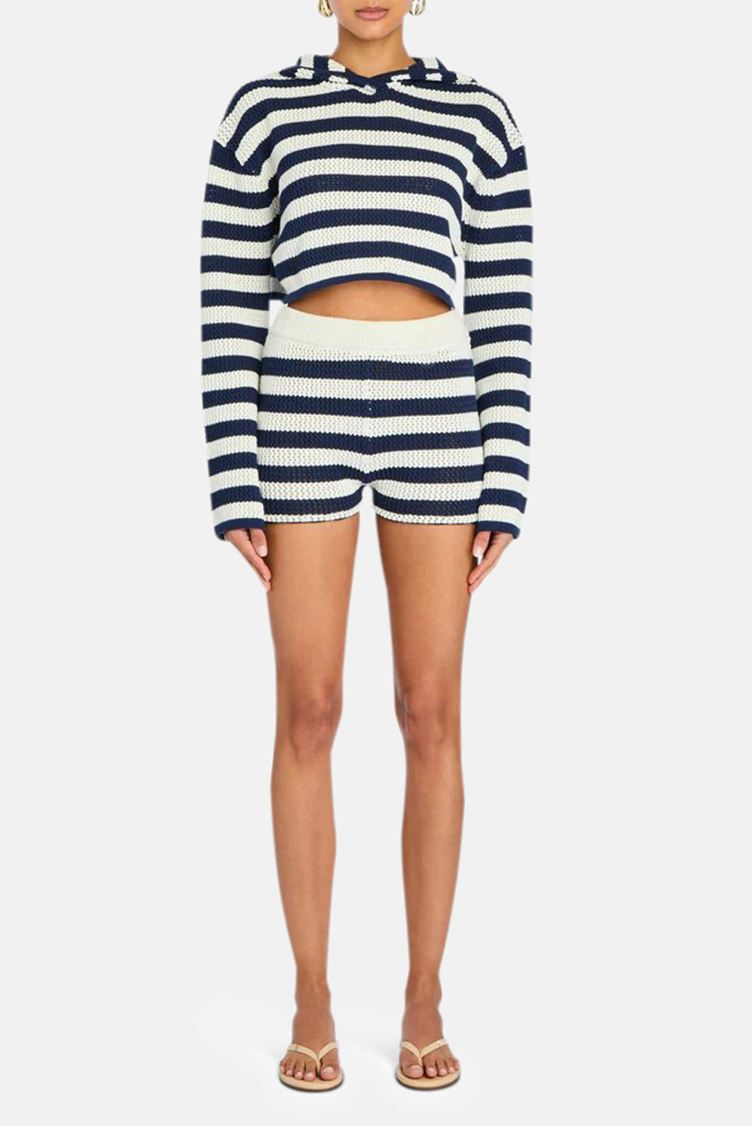 Flyn Hoodie Navy/Eggshell