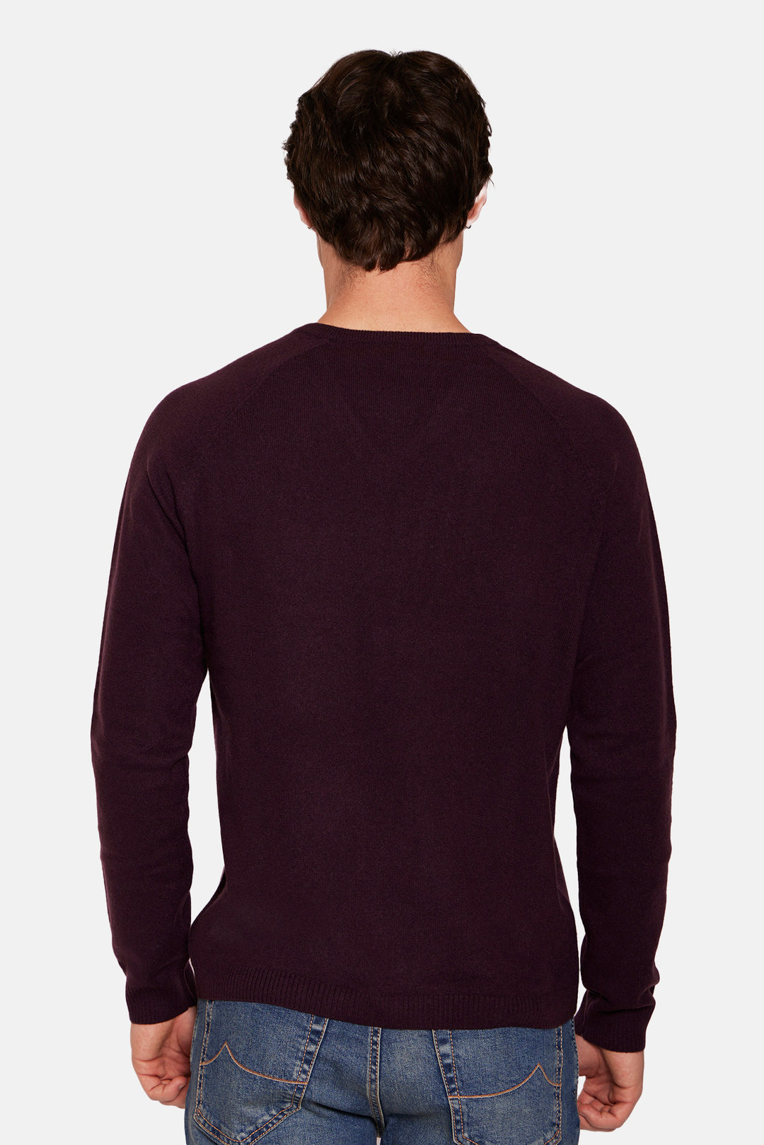 Ford Cashmere V Neck Merlot