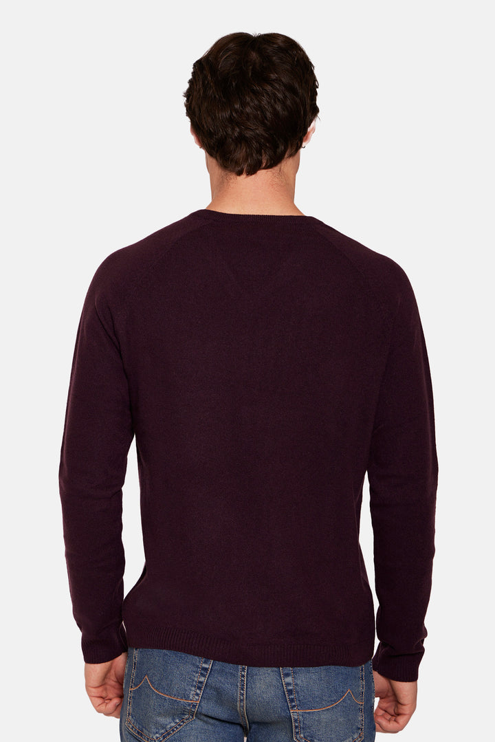 Ford Cashmere V Neck Merlot