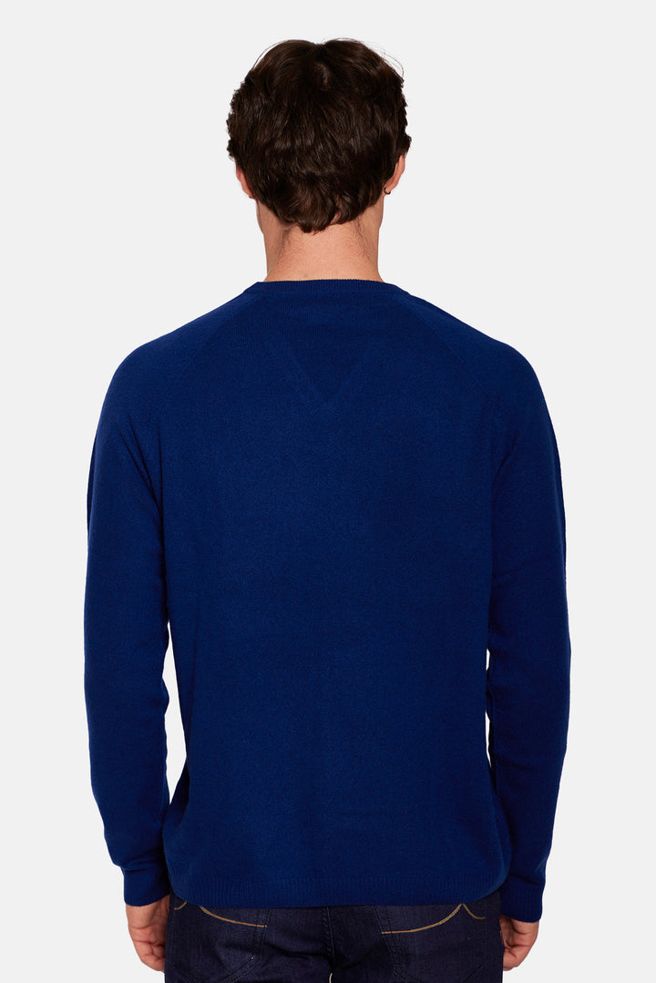 Ford Cashmere V Neck Midnight Blue