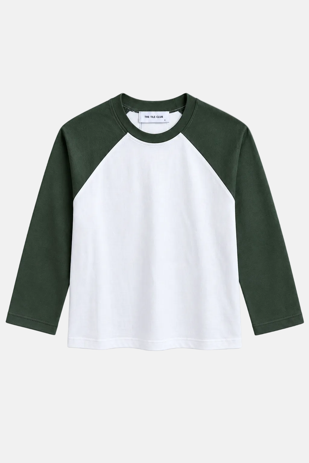 Babe Baseball Tee White/Dark Green