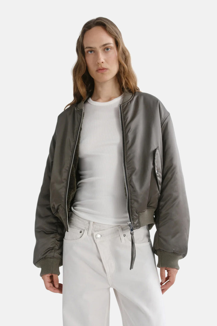 Frankie Reversible Bomber in Fern