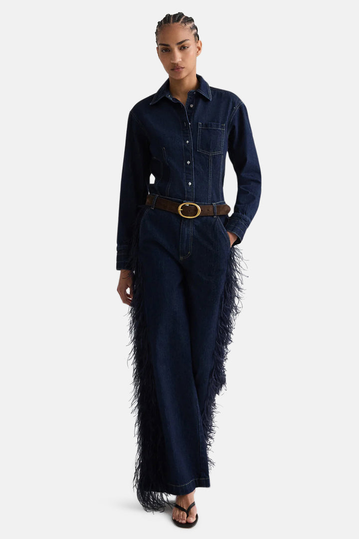 Franny Shirt in Indigo Resin