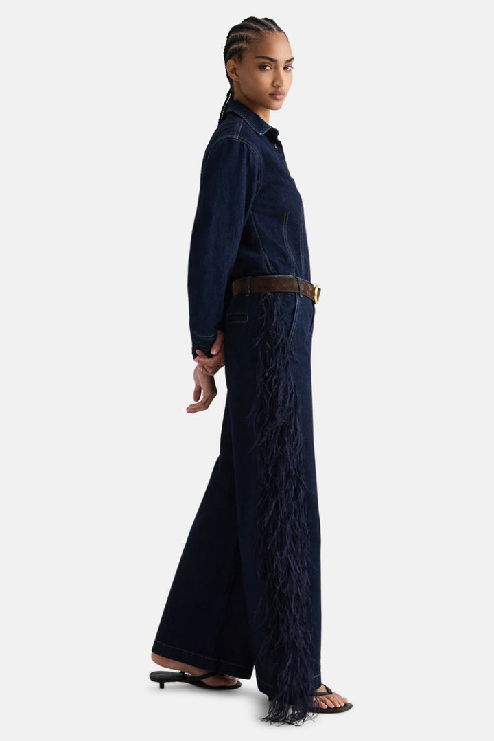Franny Shirt in Indigo Resin