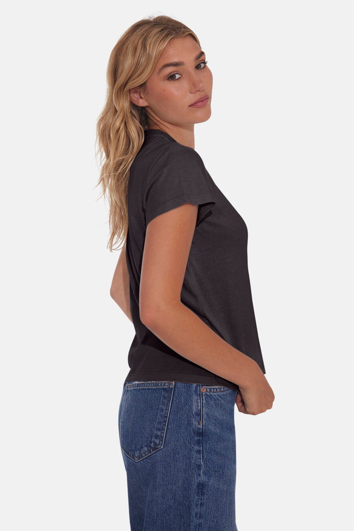 Bebe Lux Tee Bat Grey