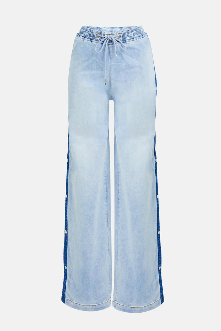 Gabbi Wide Leg Jean Coastline