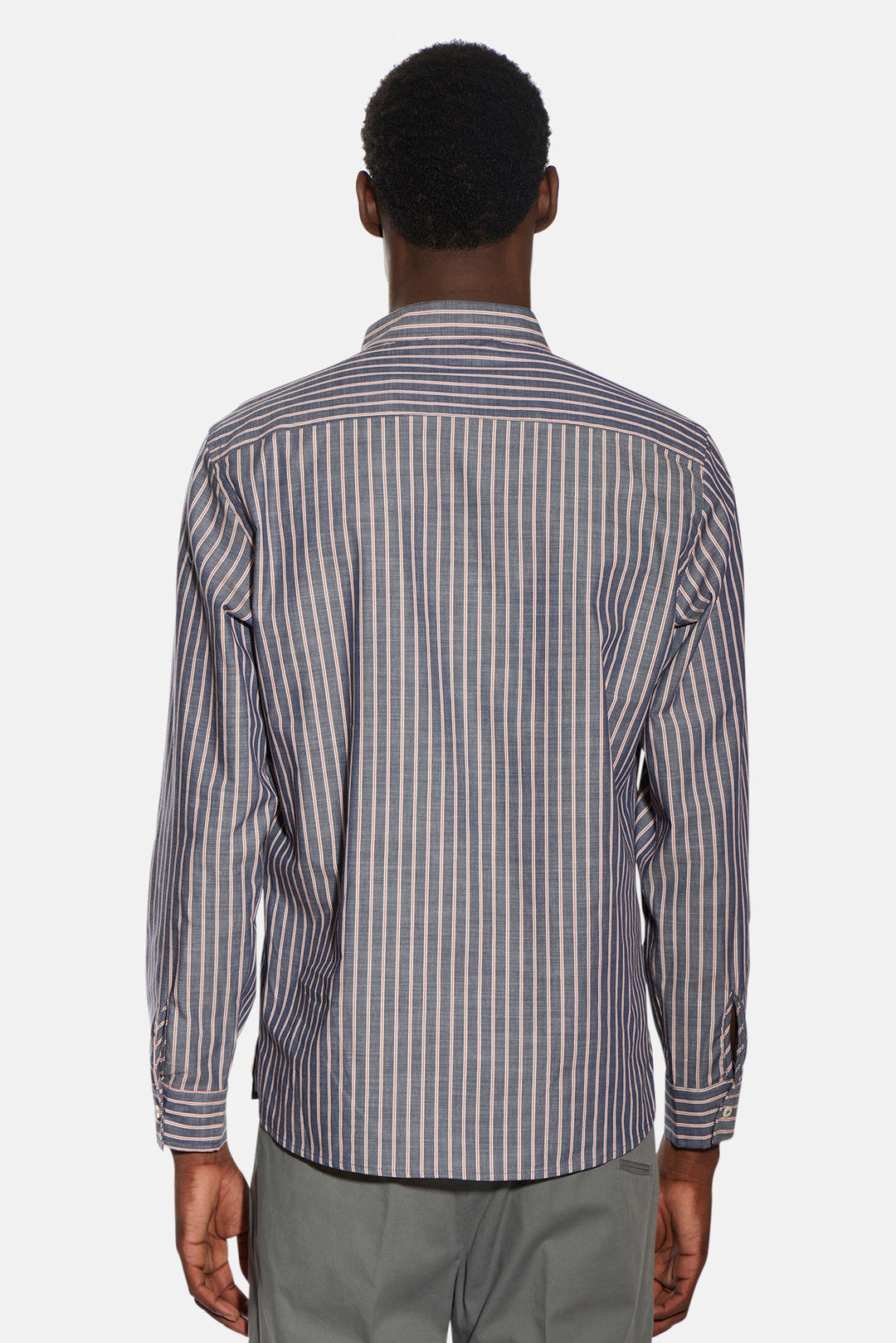 Gabri Pop Over Shirt Denim Red/White Stripe