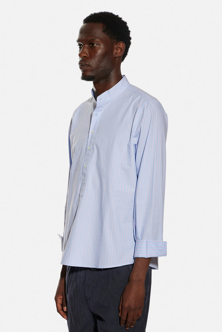 Gabri Pop Over Shirt Sky/Pink Stripe